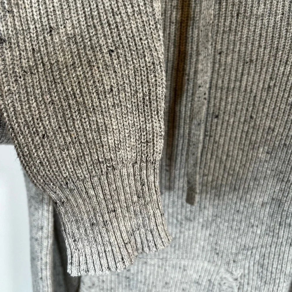 American Eagle Women Knit Sweater Hoodie Gray Preppy Casual‎ Medium